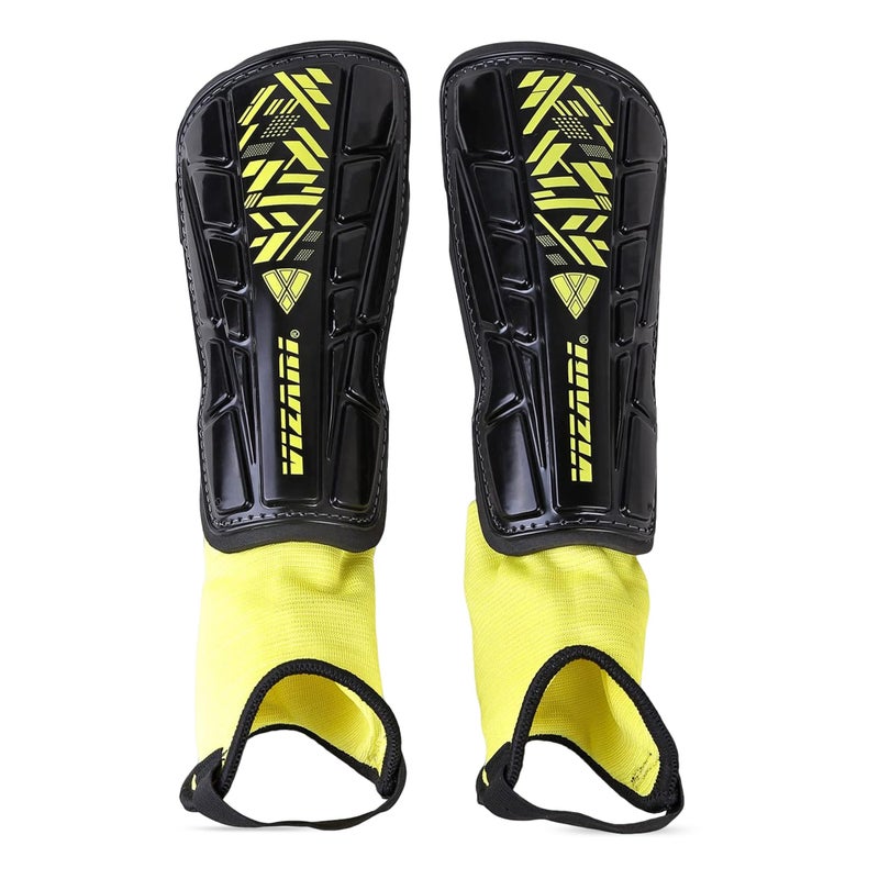 VIZARI Malaga Soccer Shinguard | Durable Soccer Shin Guard with Tough Protection & Elastic Straps | Breathable, Moisture-Wicking Youth Soccer GearProduct - Image 1